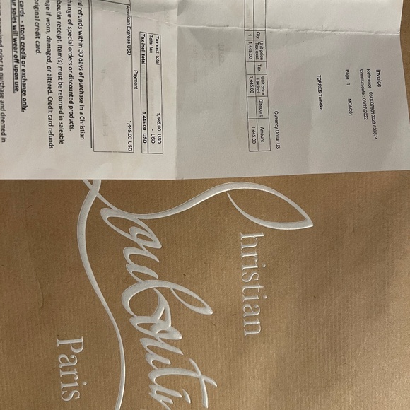 Louboutin Special Order Men’s Shoe Boot